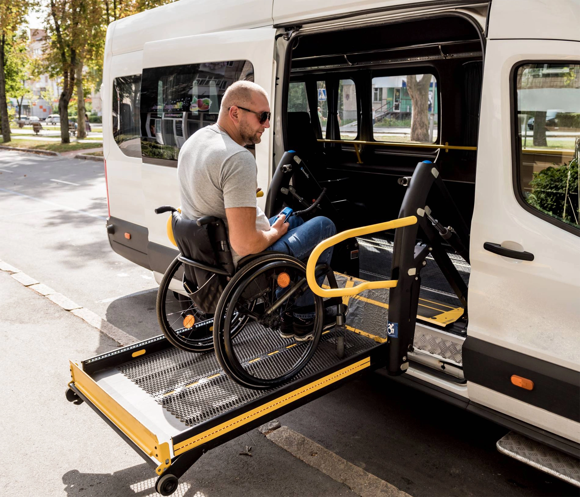 disability transport services van